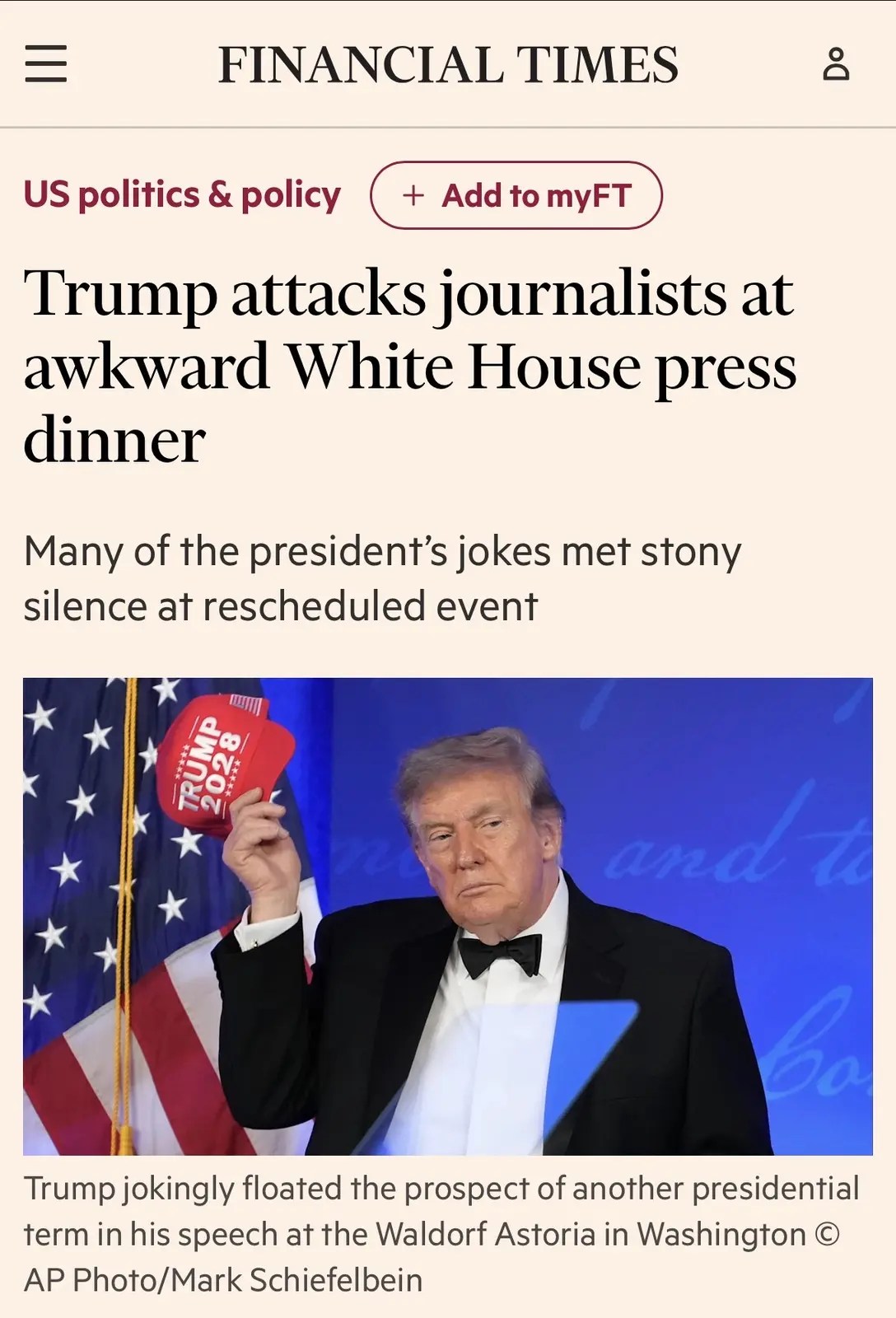 Image accompanying “Press Freedom in 2026: A Dinner That Raised More Questions Than It Answered”